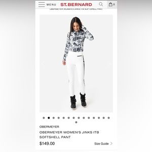 Obermeyer soft-shell, fleece lined stirrup ski pants